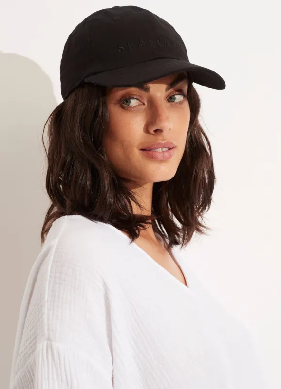Seafolly Cap - Black sold by Seafolly