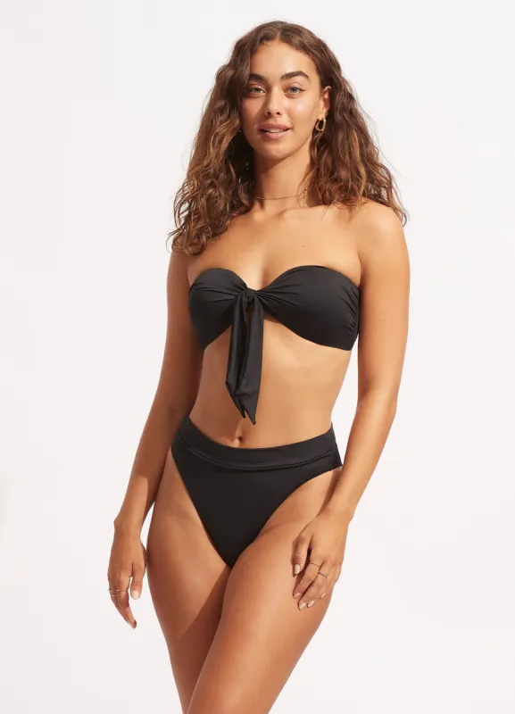 Seafolly Collective High Rise Pant - Black sold by Seafolly