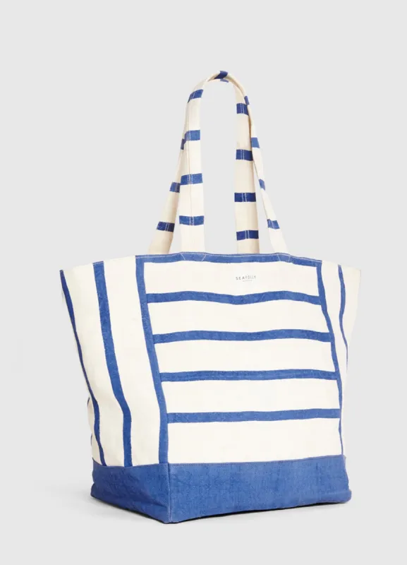 Sun & Sea Tote - Sea Blue sold by Seafolly