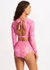 Sea Skin High Waisted Bikini Bottom - Fuchsia Rose sold by Seafolly