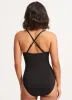 Seafolly Collective Twist Halter One Piece - Black sold by Seafolly