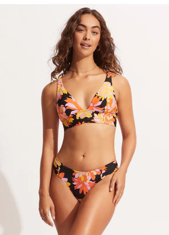Palm Springs Ruched Side Retro - Black sold by Seafolly