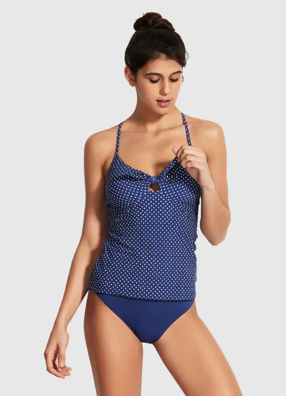 Tie Front Singlet - Blue Opal sold by Seafolly