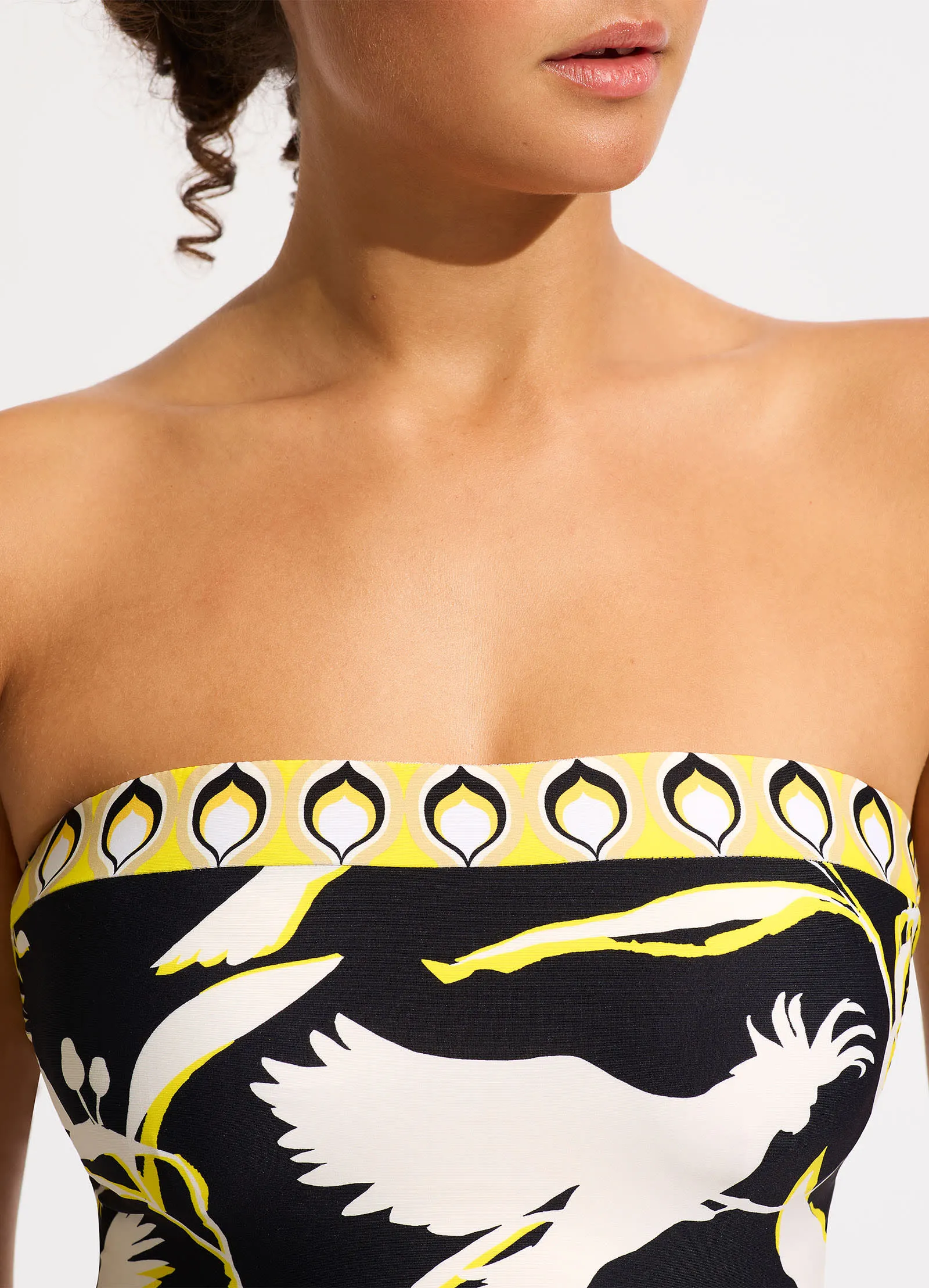 Birds Of Paradise DD Bandeau One Piece - Black sold by Seafolly product image thumbnail 2