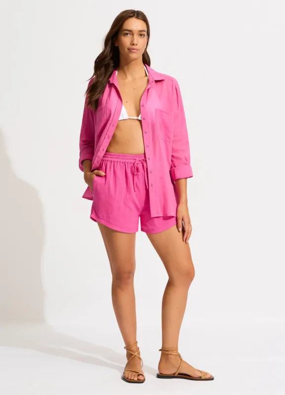 Breeze Beach Shirt - Hot Pink sold by Seafolly