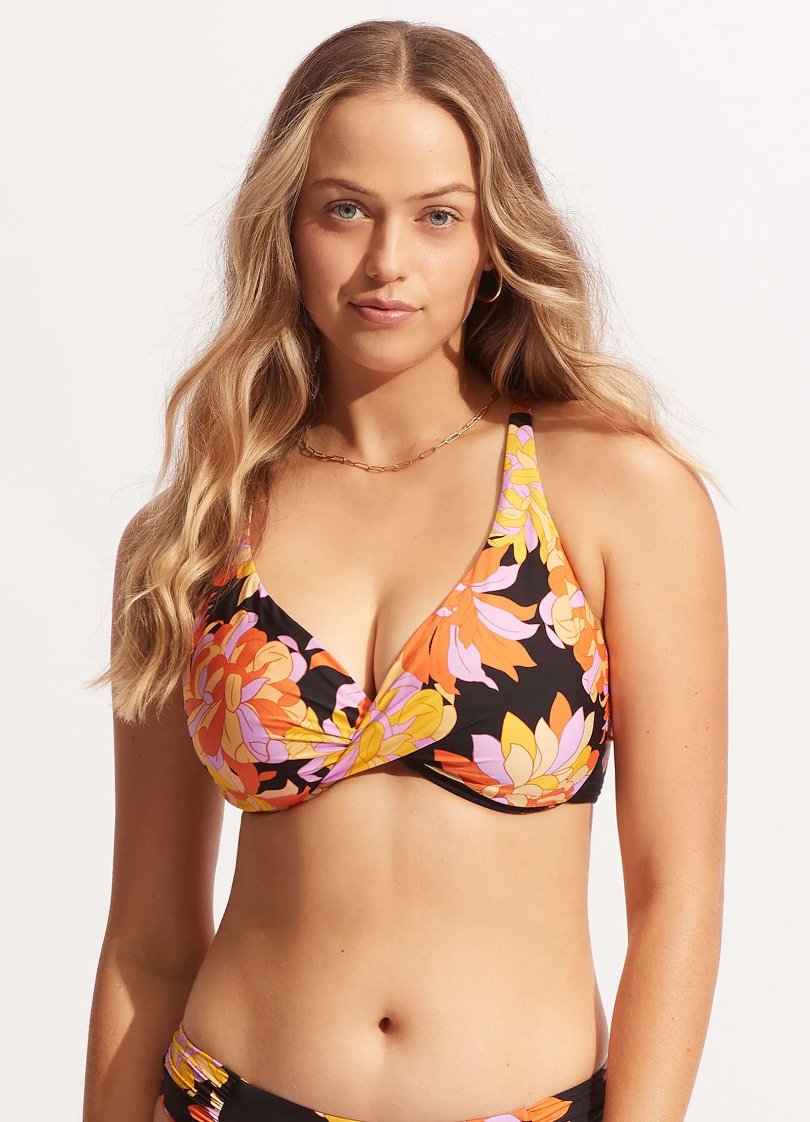 Palm Springs Wrap Front F Cup - Black sold by Seafolly product image thumbnail 2