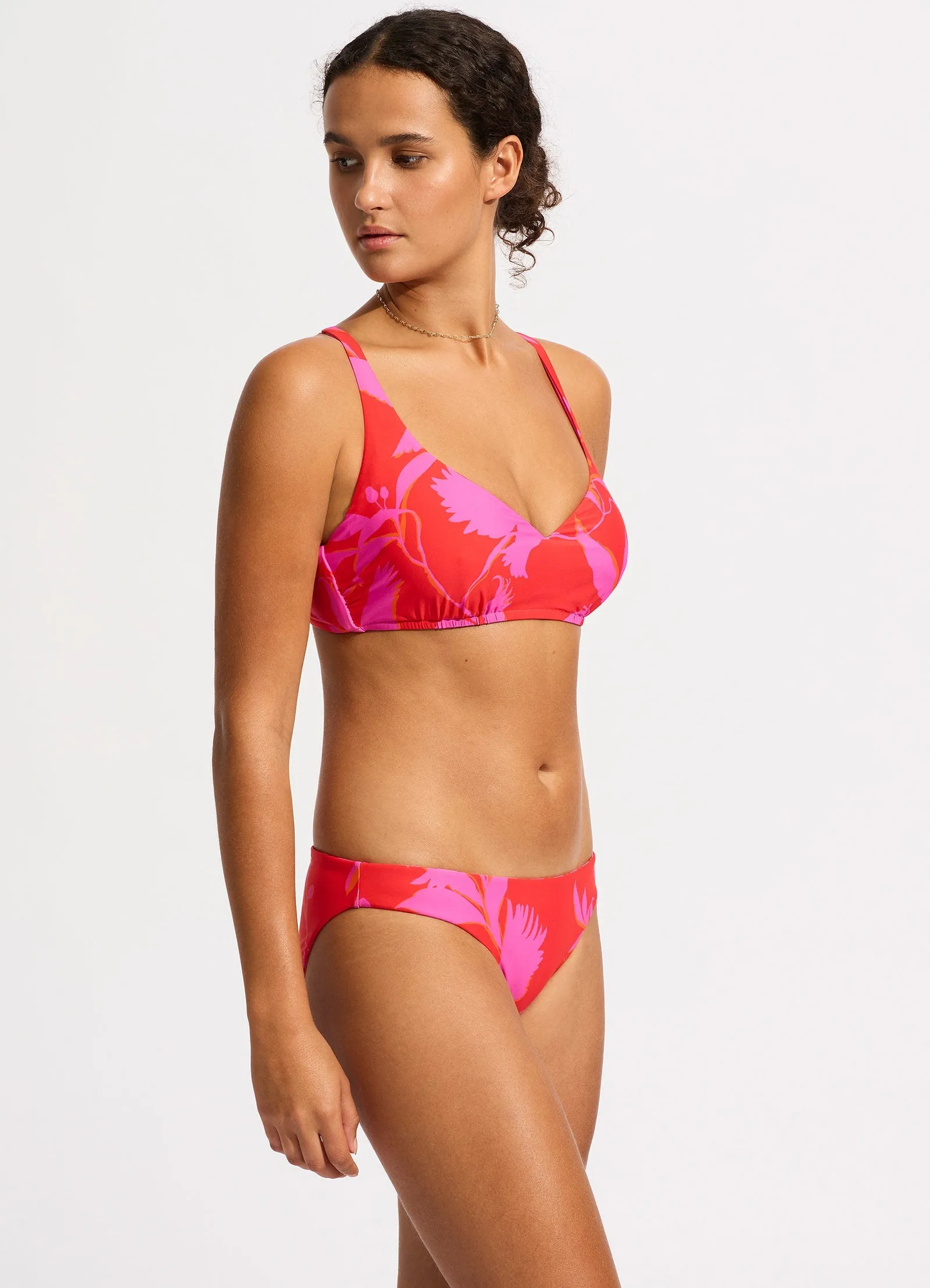 Birds Of Paradise DD Sweetheart Halter Bikini Top - Chilli Red sold by Seafolly product image thumbnail 2