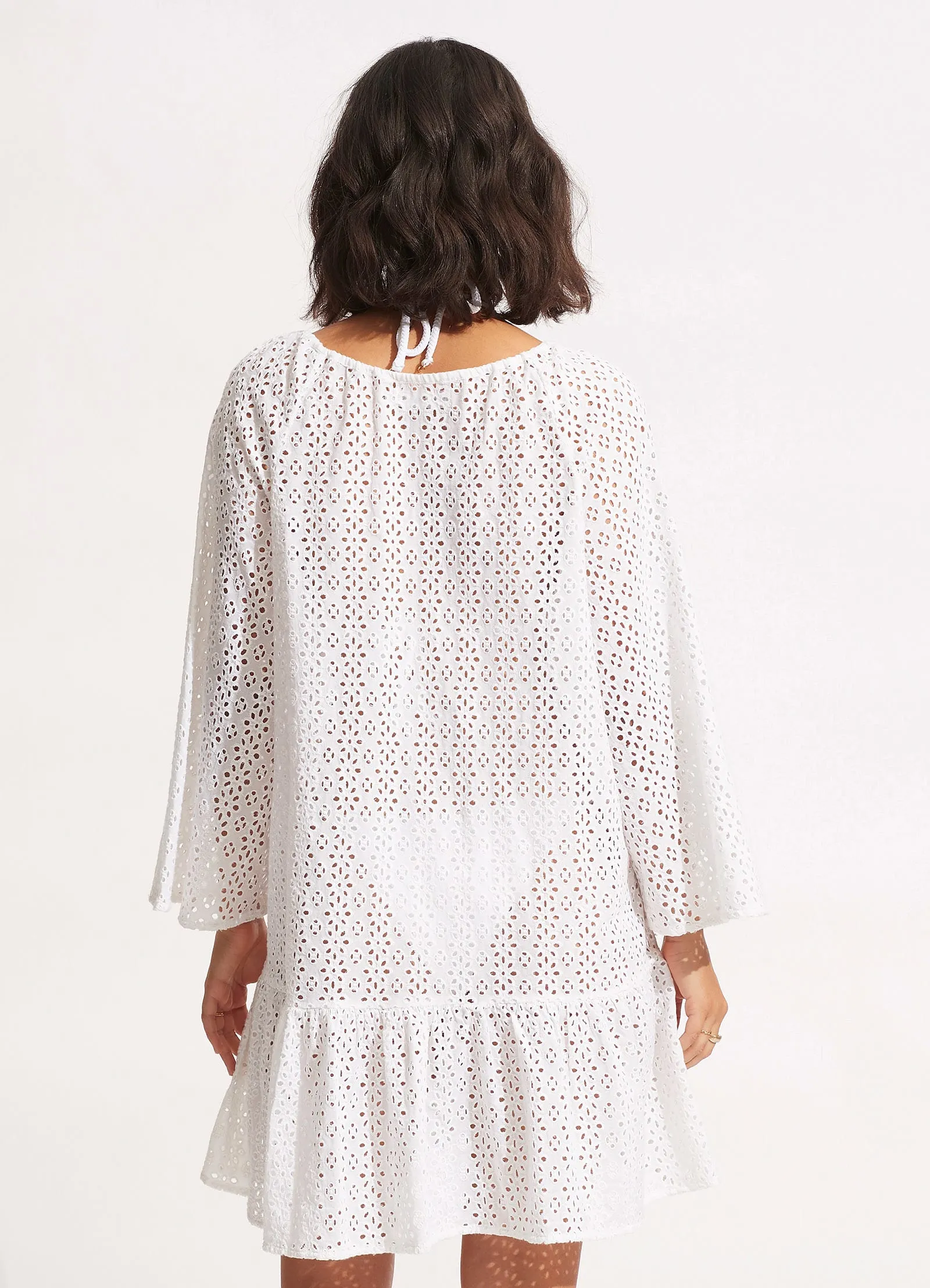Broderie Anglaise Cover Up - White sold by Seafolly product image thumbnail 3
