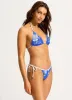 Ahoy Reversible Slide Triangle Bikini Top - Azure sold by Seafolly