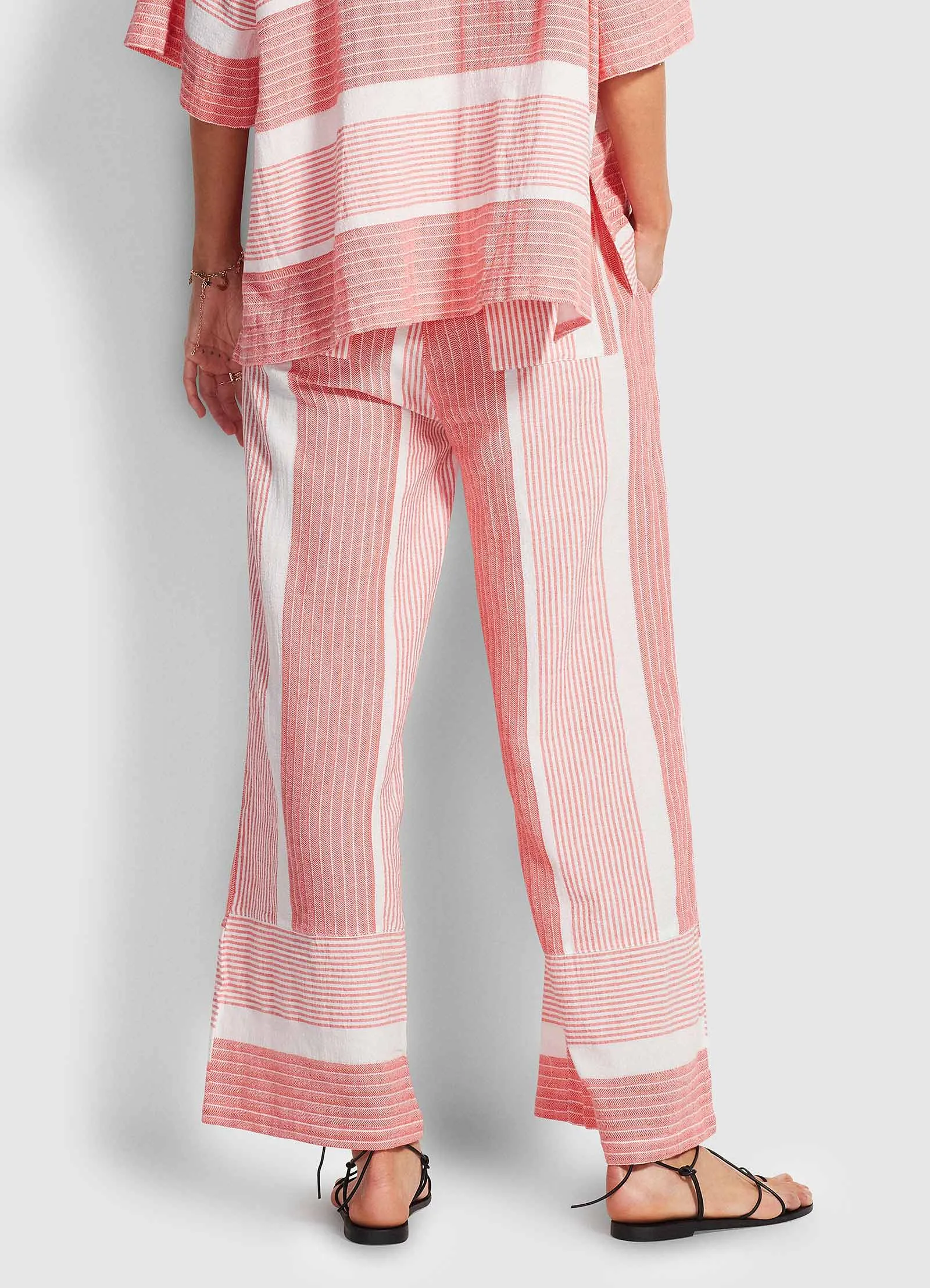 Jacquard Beach Pant - Sugar Coral sold by Seafolly product image thumbnail 3