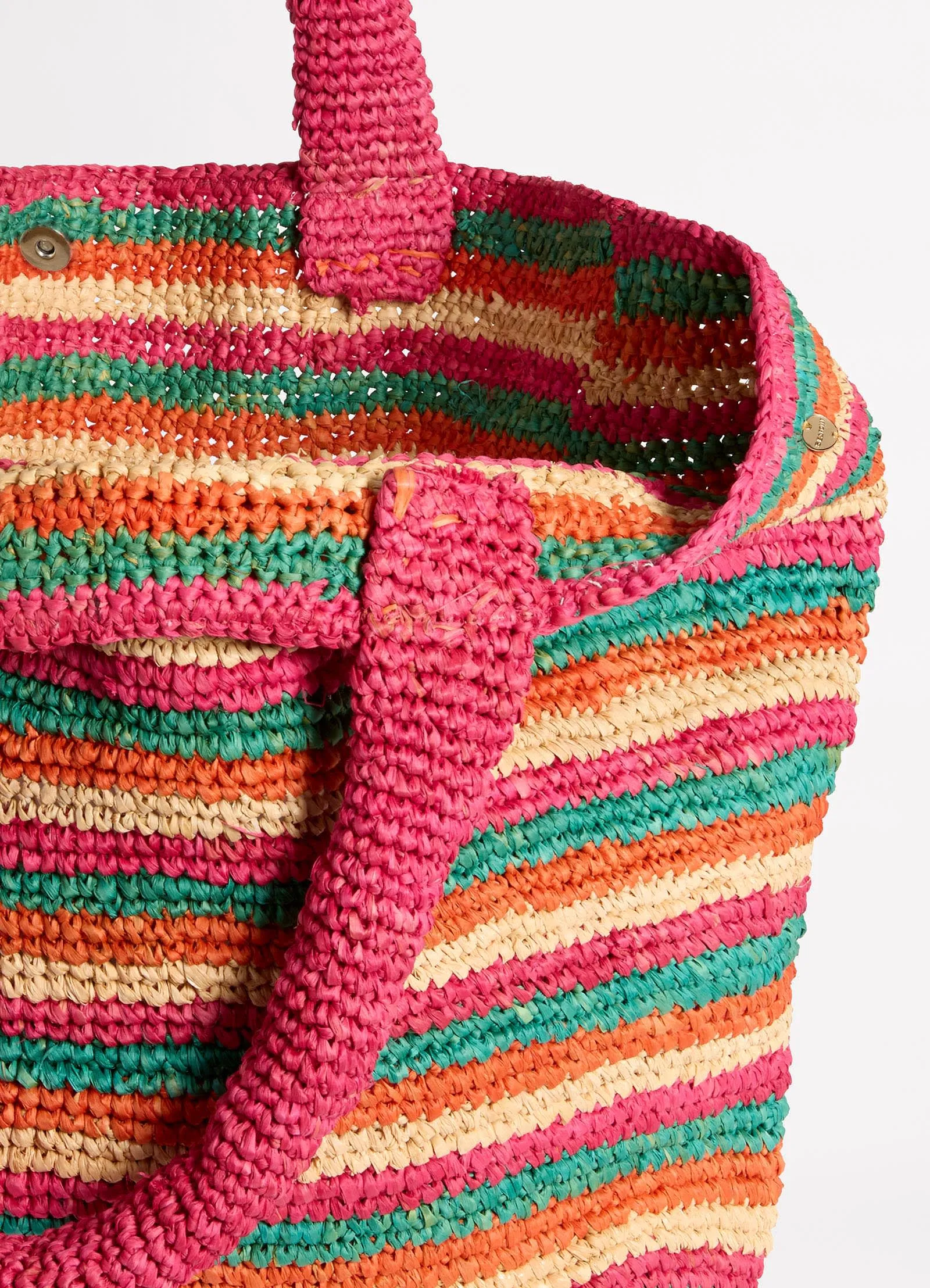 Stripe Woven Tote Bag - Multi sold by Seafolly product image thumbnail 5