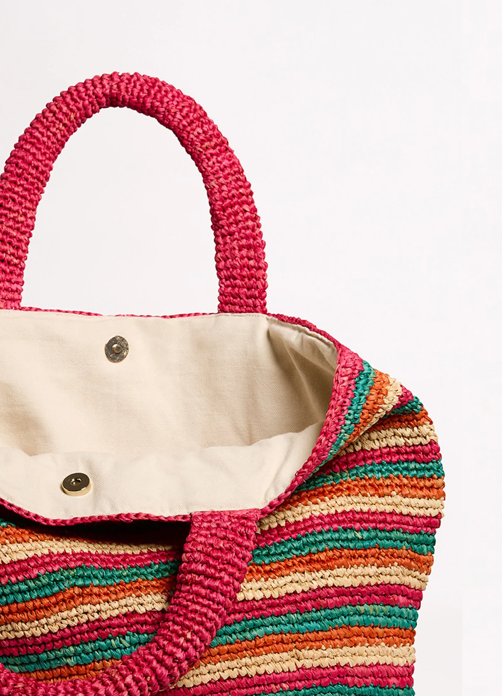 Stripe Woven Tote Bag - Multi sold by Seafolly product image thumbnail 4