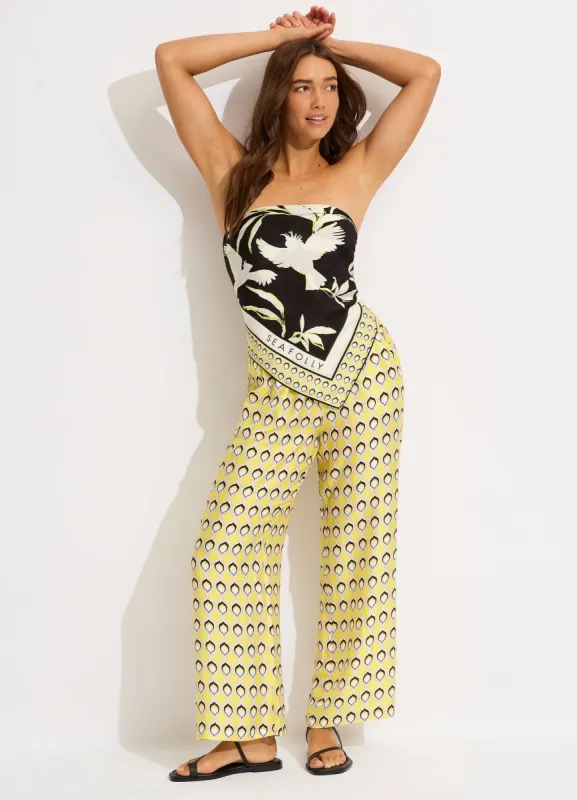 Birds Of Paradise Scarf - Black sold by Seafolly