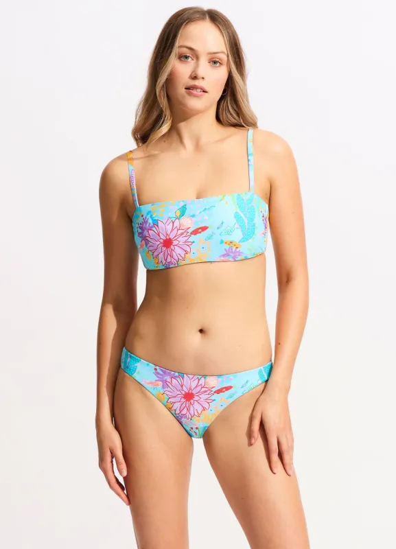 Under The Sea DD Tank Bikini Top - Blue Mist sold by Seafolly