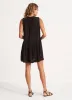 Ladder Detail Dress - Black sold by Seafolly