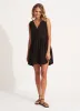 Ladder Detail Dress - Black sold by Seafolly