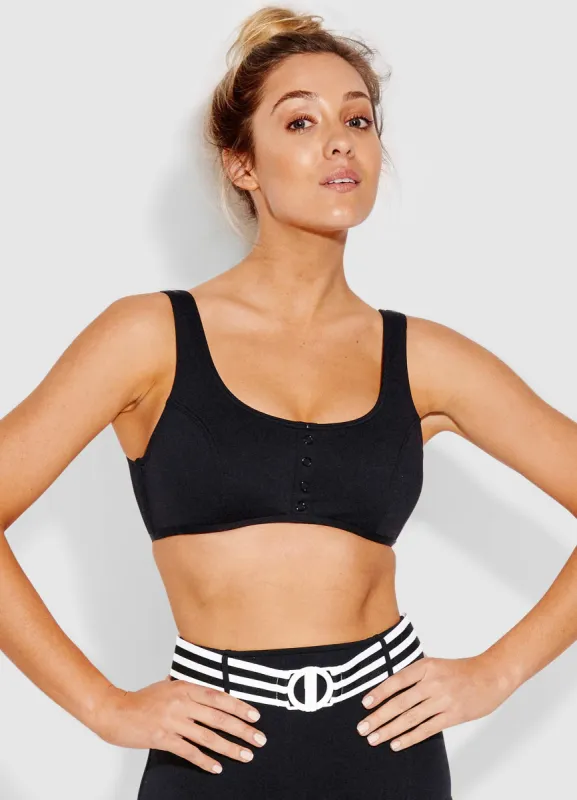 Seafolly DD Cup Tank Bikini Top - Black sold by Seafolly