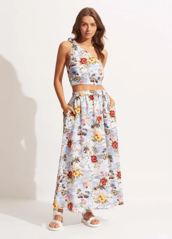 Coast To Coast Skirt - Powder Blue sold by Seafolly