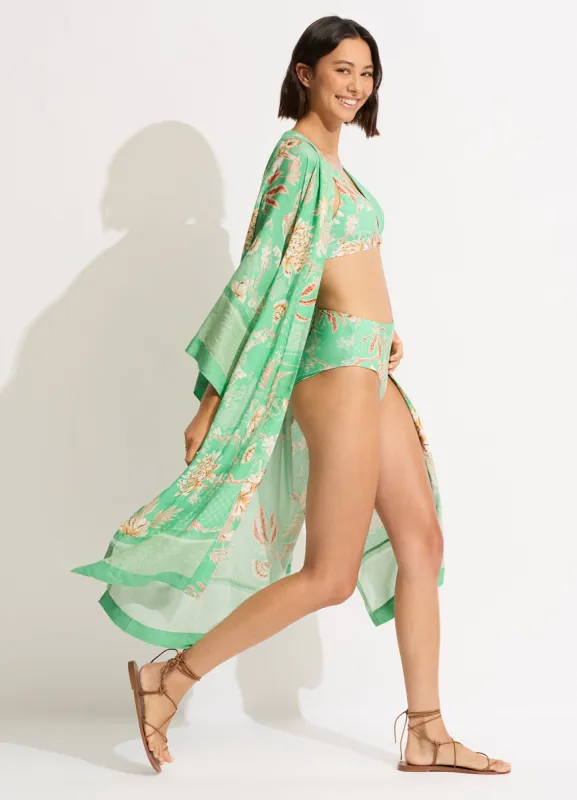 Eden Kimono Jacket - Mint sold by Seafolly