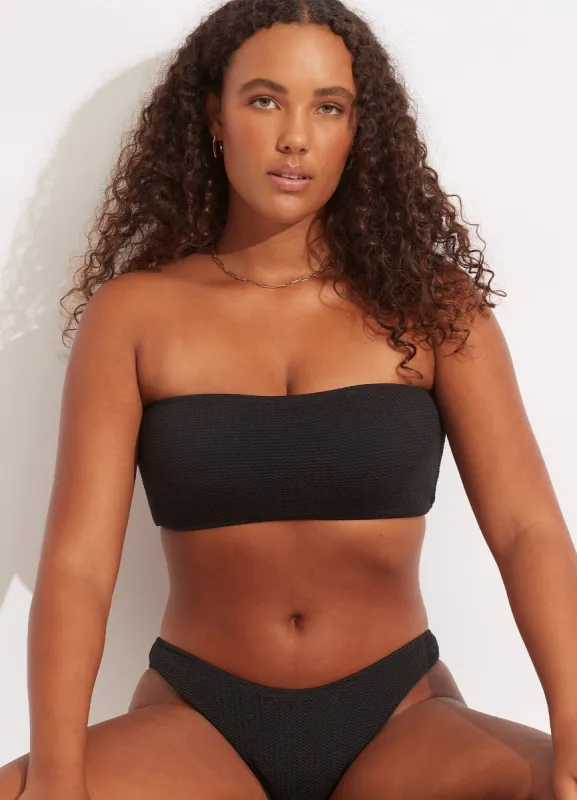 Sea Dive Tube Top - Black sold by Seafolly