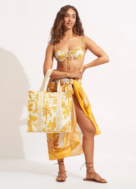 Castaway Canvas Tote - Tuscan Sunset sold by Seafolly