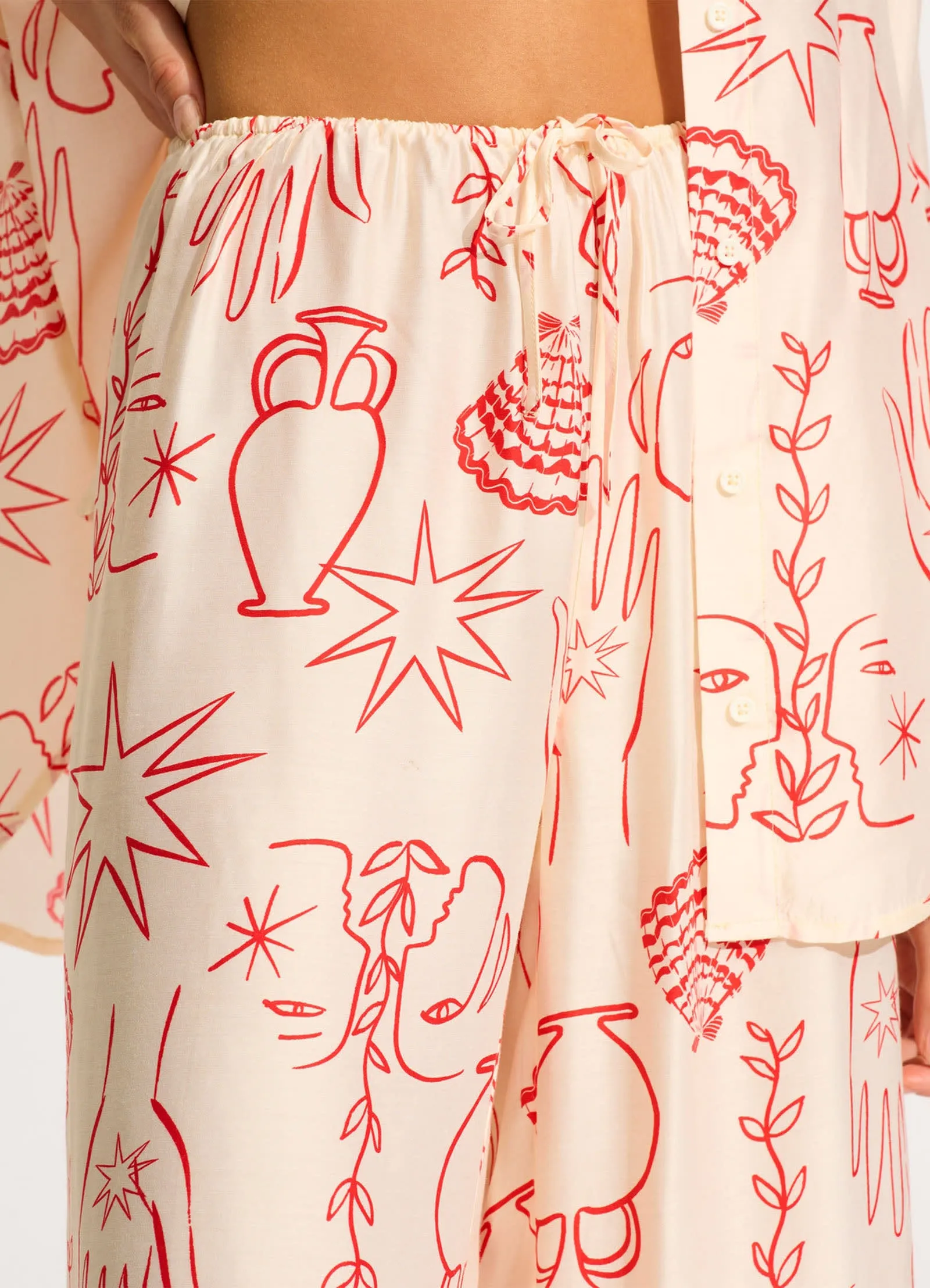 Atlantis Relaxed Pant - Ecru sold by Seafolly product image thumbnail 4