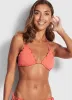 Stardust Slide Tri Bikini Top - Antique Coral sold by Seafolly