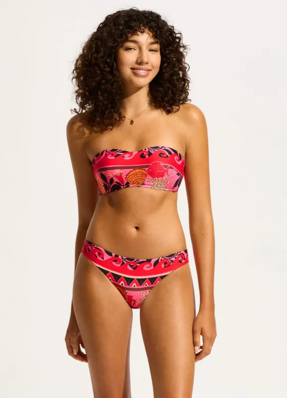 Atlantis Hipster Bikini Bottom - Paradise Pink sold by Seafolly