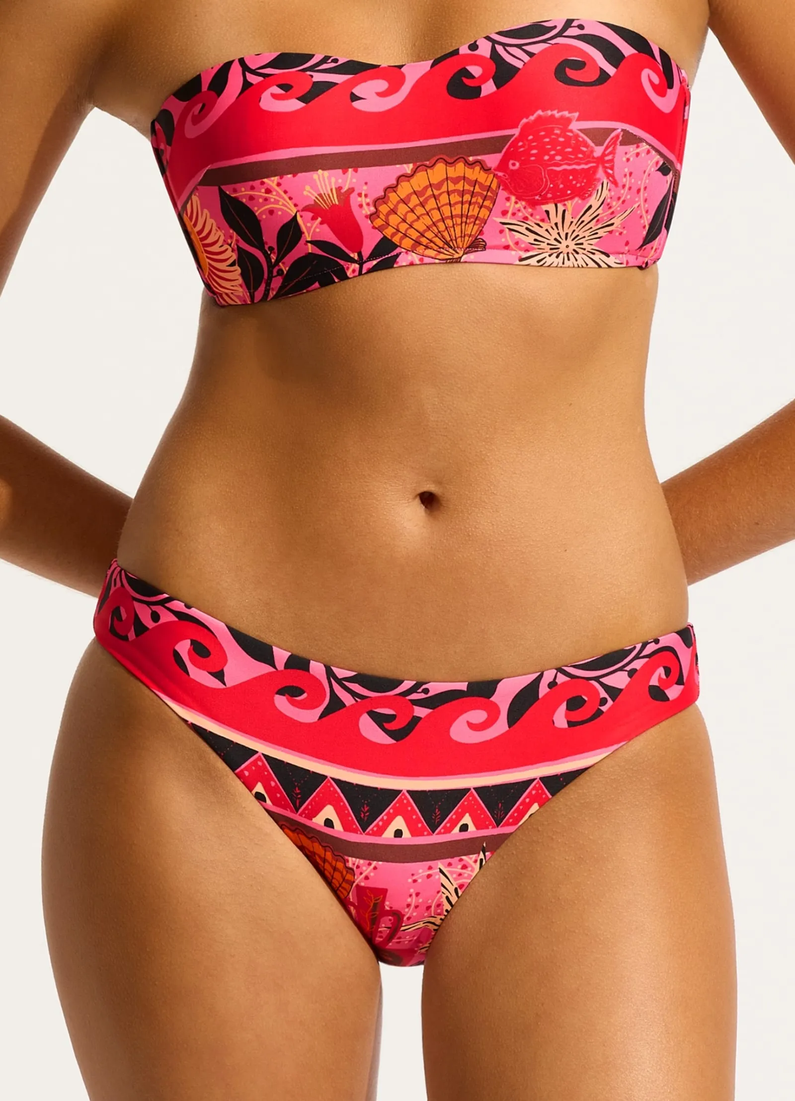 Atlantis Hipster Bikini Bottom - Paradise Pink sold by Seafolly product image thumbnail 2