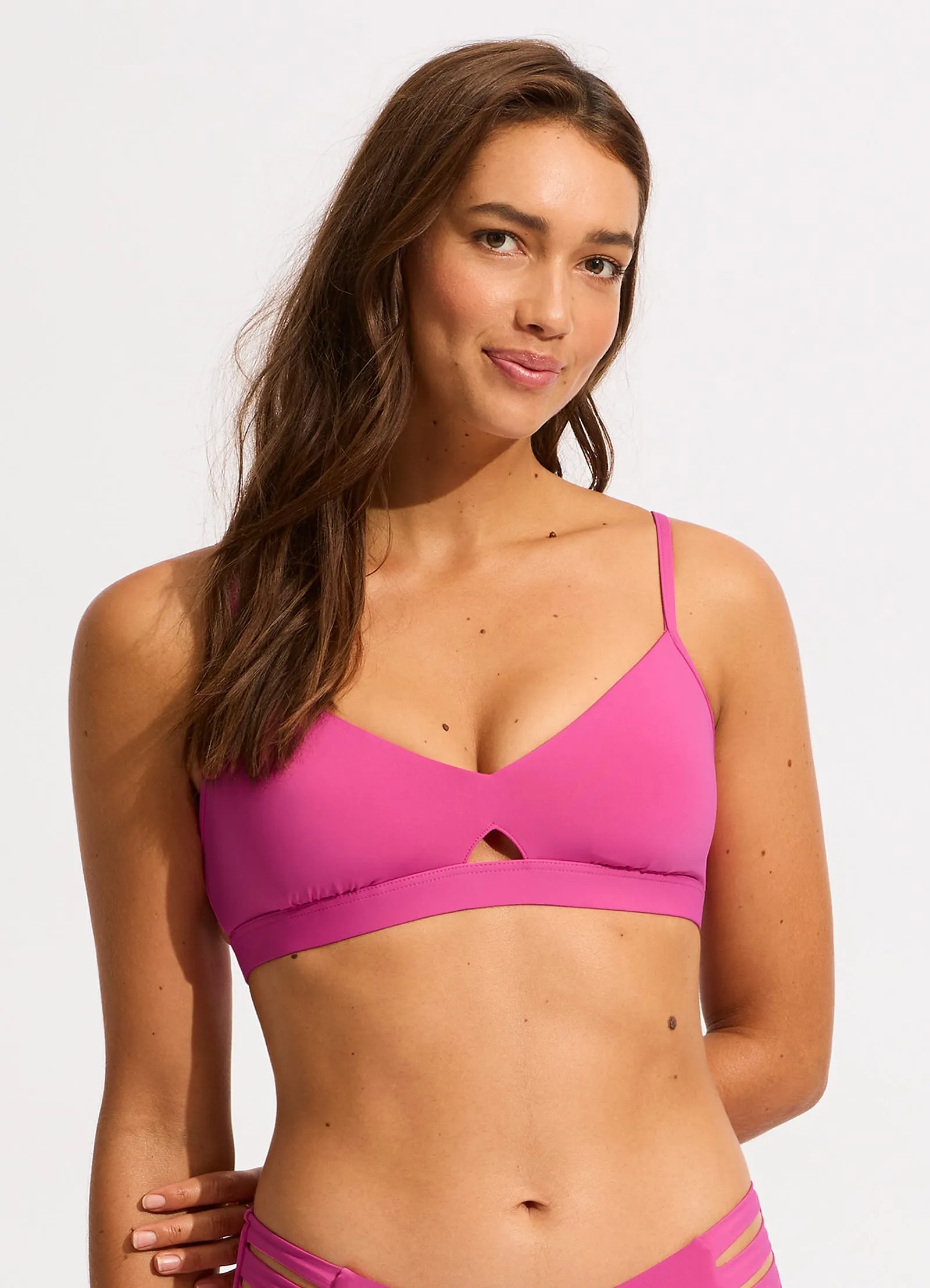Seafolly Collective Hybrid Bralette - Hot Pink sold by Seafolly product image thumbnail 2