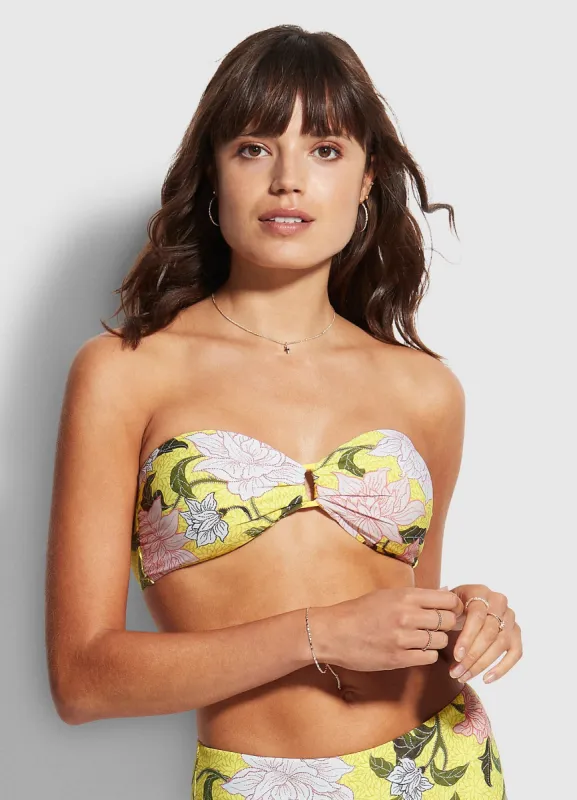 Boheme Ring Front Bandeau - Lime Light sold by Seafolly
