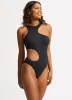 Sea Dive Cut-Out One Piece - Black sold by Seafolly