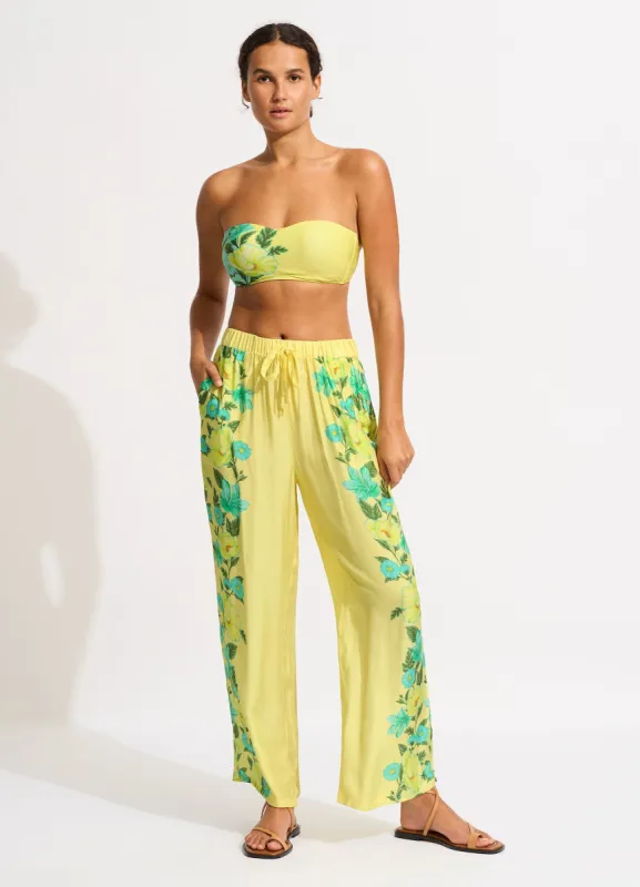 Garden Party Wide Leg Pant - Lime Light sold by Seafolly