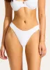 Sea Dive High Cut Rio Bikini Bottom - White sold by Seafolly