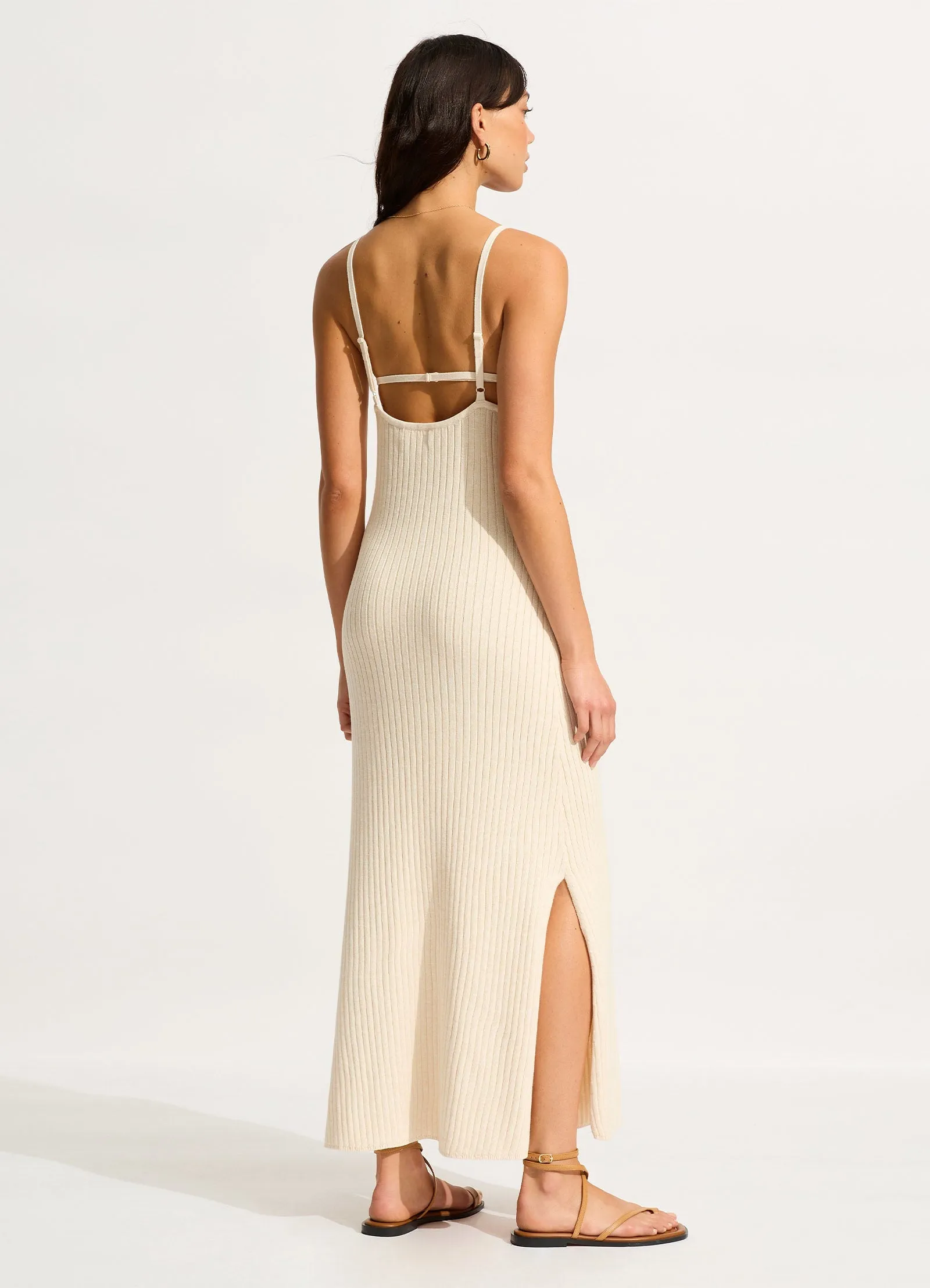 Wavelength Maxi Knit Dress - Ecru sold by Seafolly product image thumbnail 3