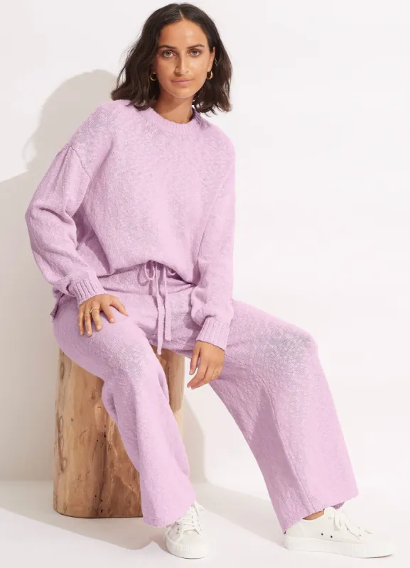Boucle Knit Pant  - Lilac sold by Seafolly