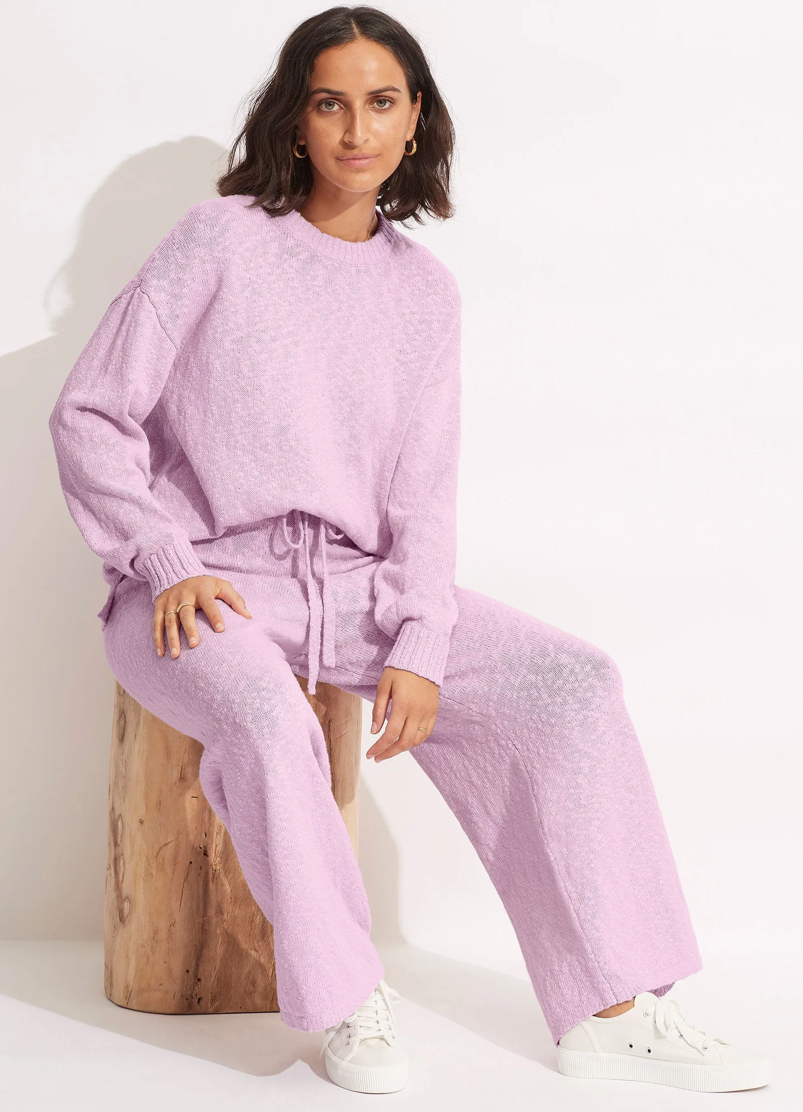 Boucle Knit Pant - Lilac sold by Seafolly