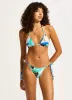 Rio Slide Triangle Bikini Top - Jade sold by Seafolly