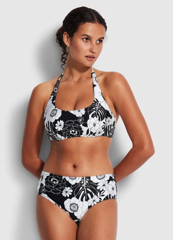 Summer Of Love Wide Side Retro - Black sold by Seafolly