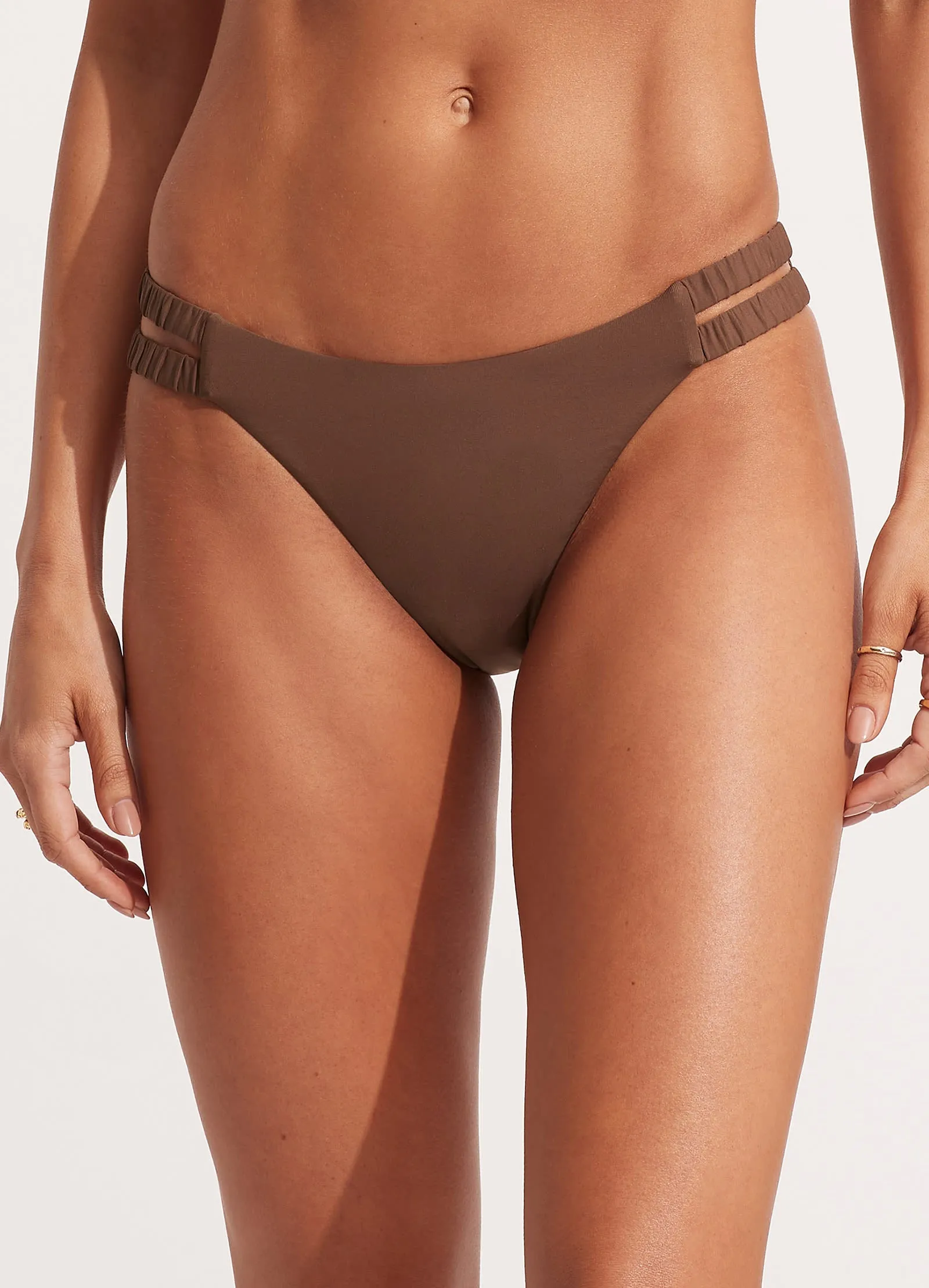 Seafolly Collective Gathered Tab Pant - Tiramisu sold by Seafolly product image thumbnail 2