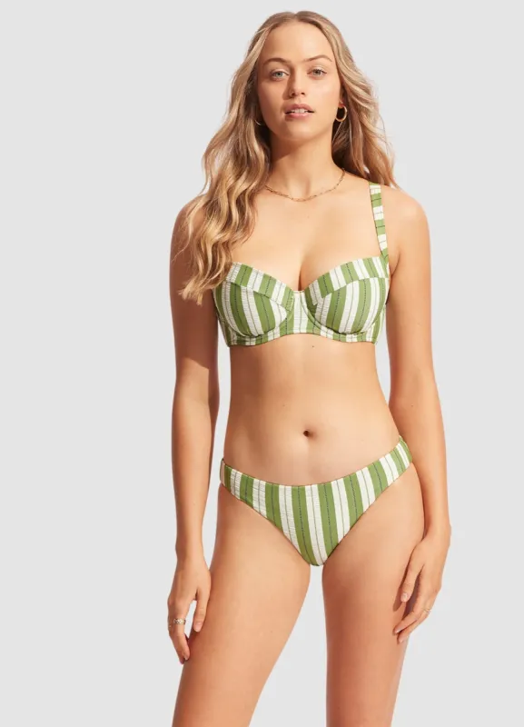 Cabana DD Cup Underwire Bra - Olive Green sold by Seafolly