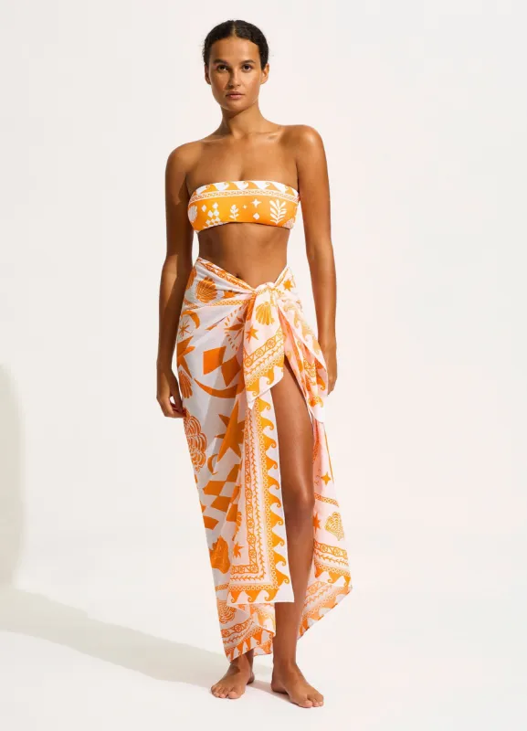 Corfu Sarong - Turmeric sold by Seafolly