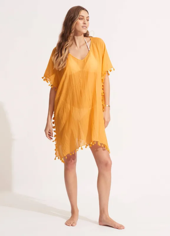 Amnesia Kaftan - Rockmelon sold by Seafolly