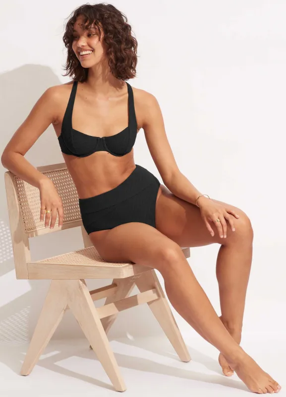 Willow Underwire Bra - Black sold by Seafolly