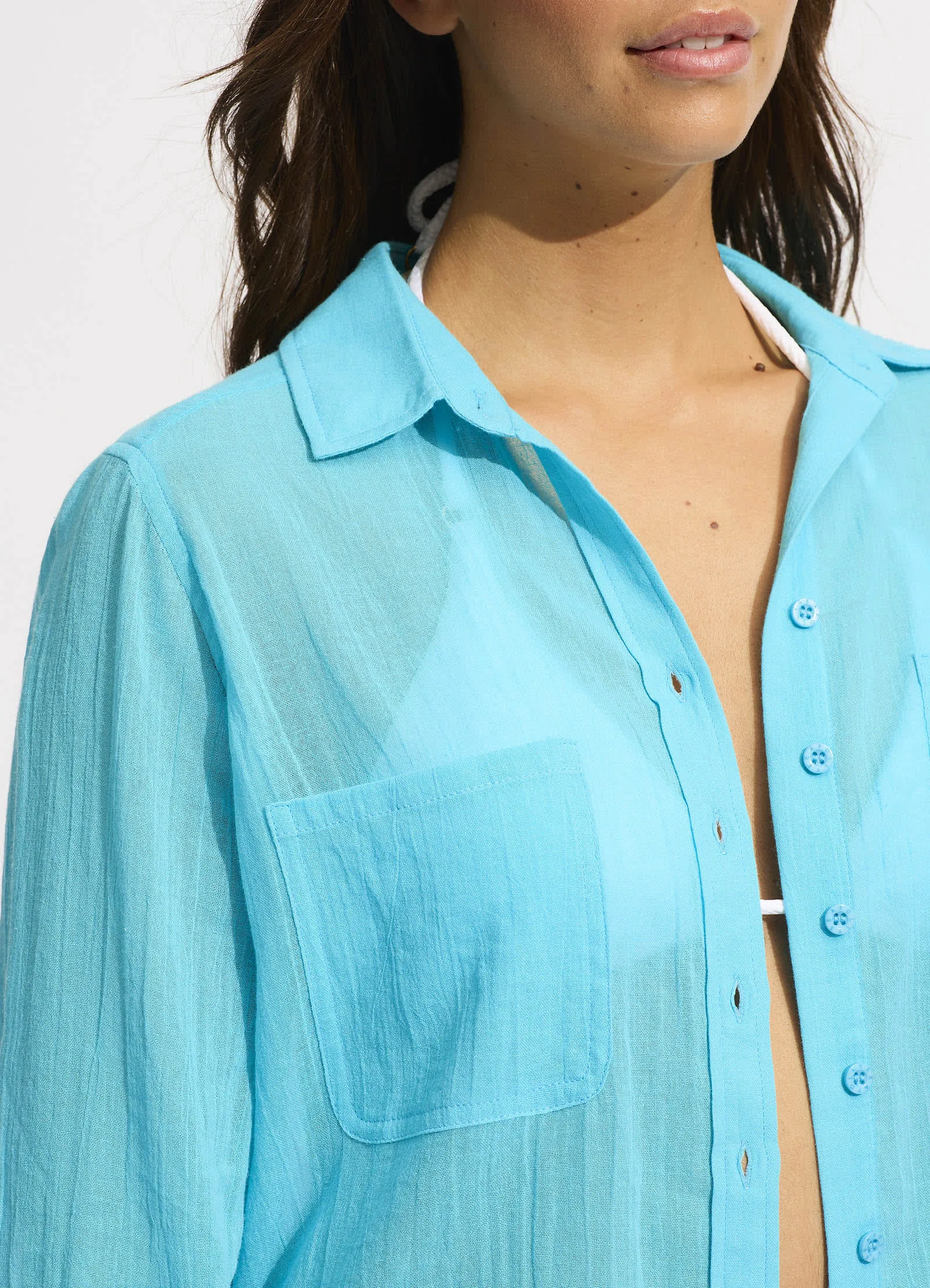 Breeze Beach Shirt - Atoll Blue sold by Seafolly product image thumbnail 5