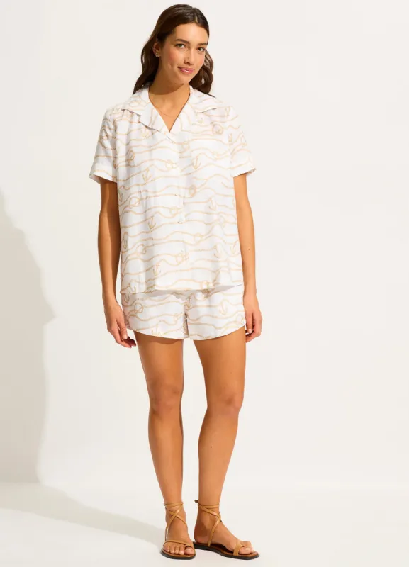 Set Sail Short - Ecru sold by Seafolly