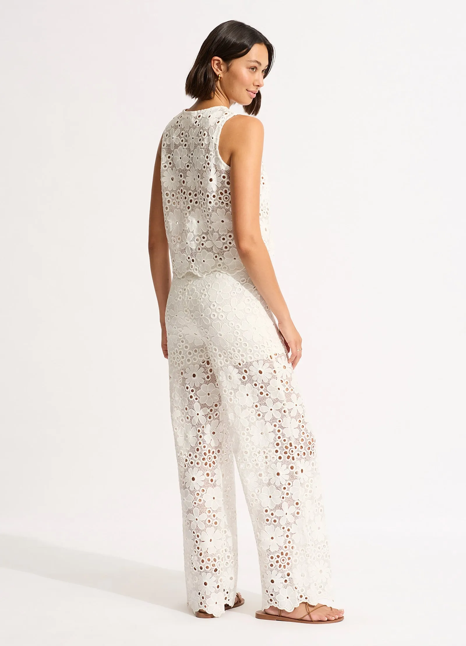 Crochet Top - White sold by Seafolly product image thumbnail 3