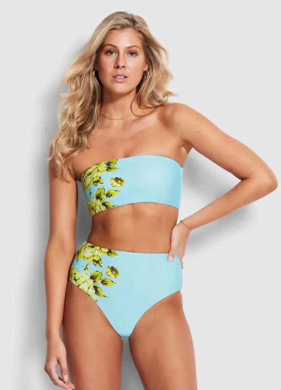 Full Bloom High Waisted Pant - Sky sold by Seafolly