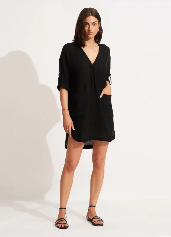 Essential Cover Up - Black sold by Seafolly