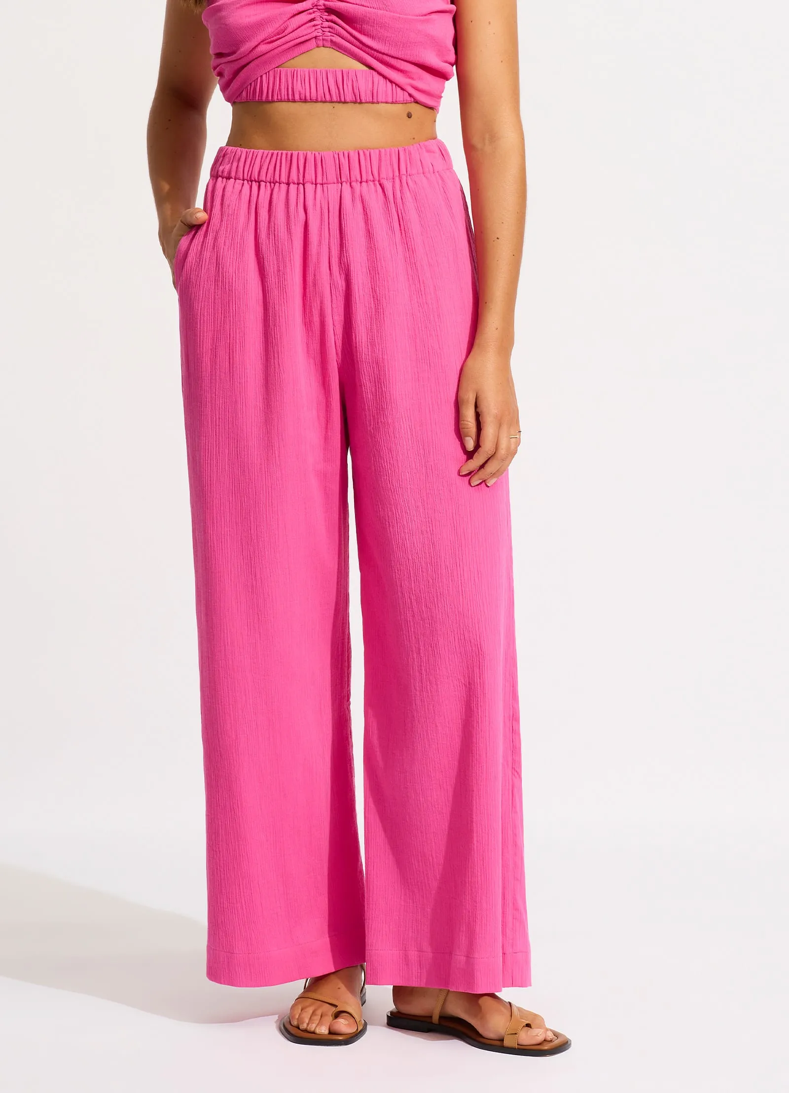 Crinkle Beach Pant - Hot Pink sold by Seafolly product image thumbnail 2